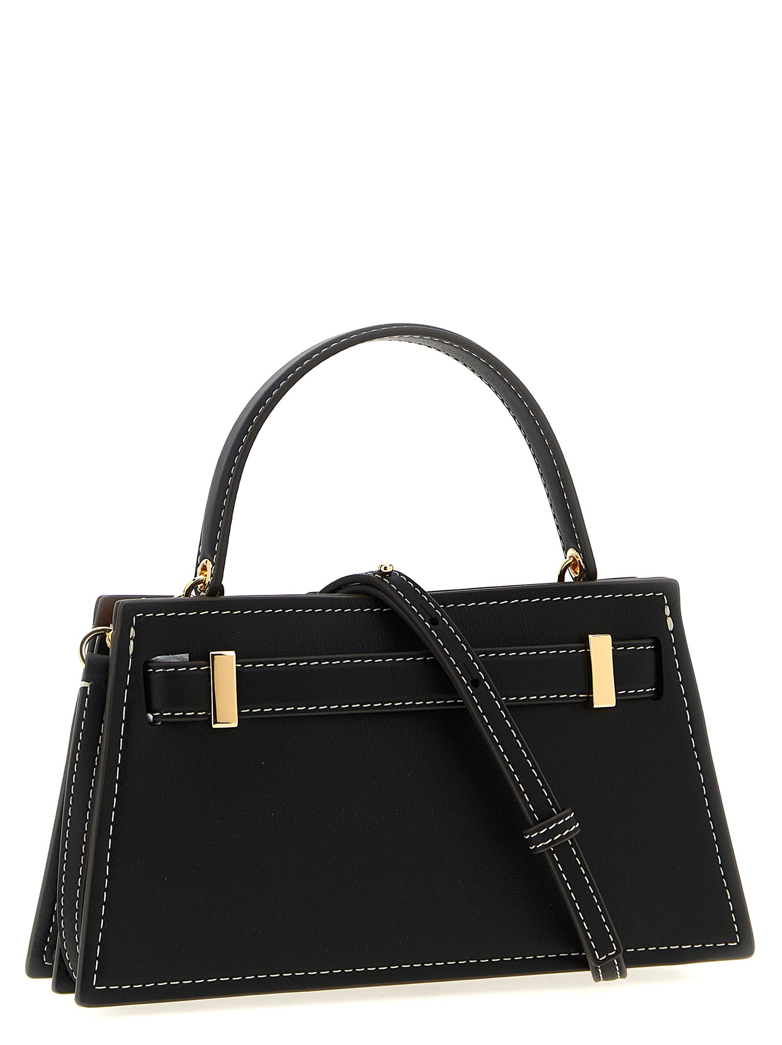 Petite Lee Radziwill handbag Black Cow Leather (bos Taurus) Hand Bags
