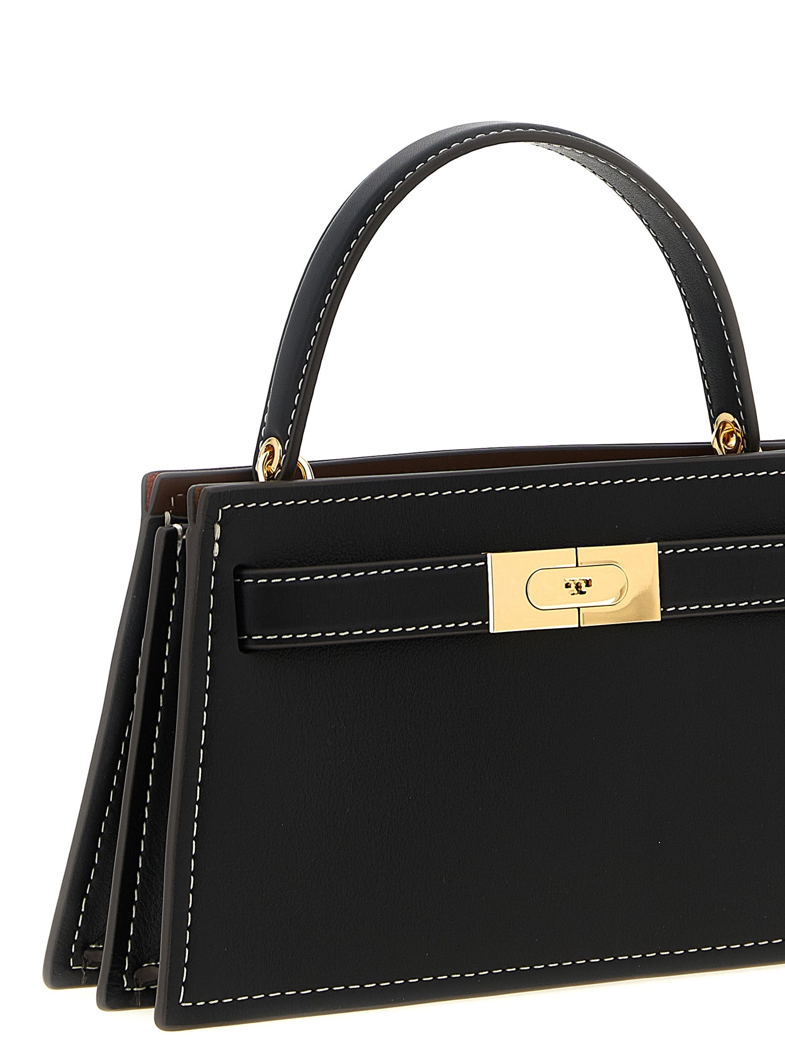Petite Lee Radziwill handbag Black Cow Leather (bos Taurus) Hand Bags