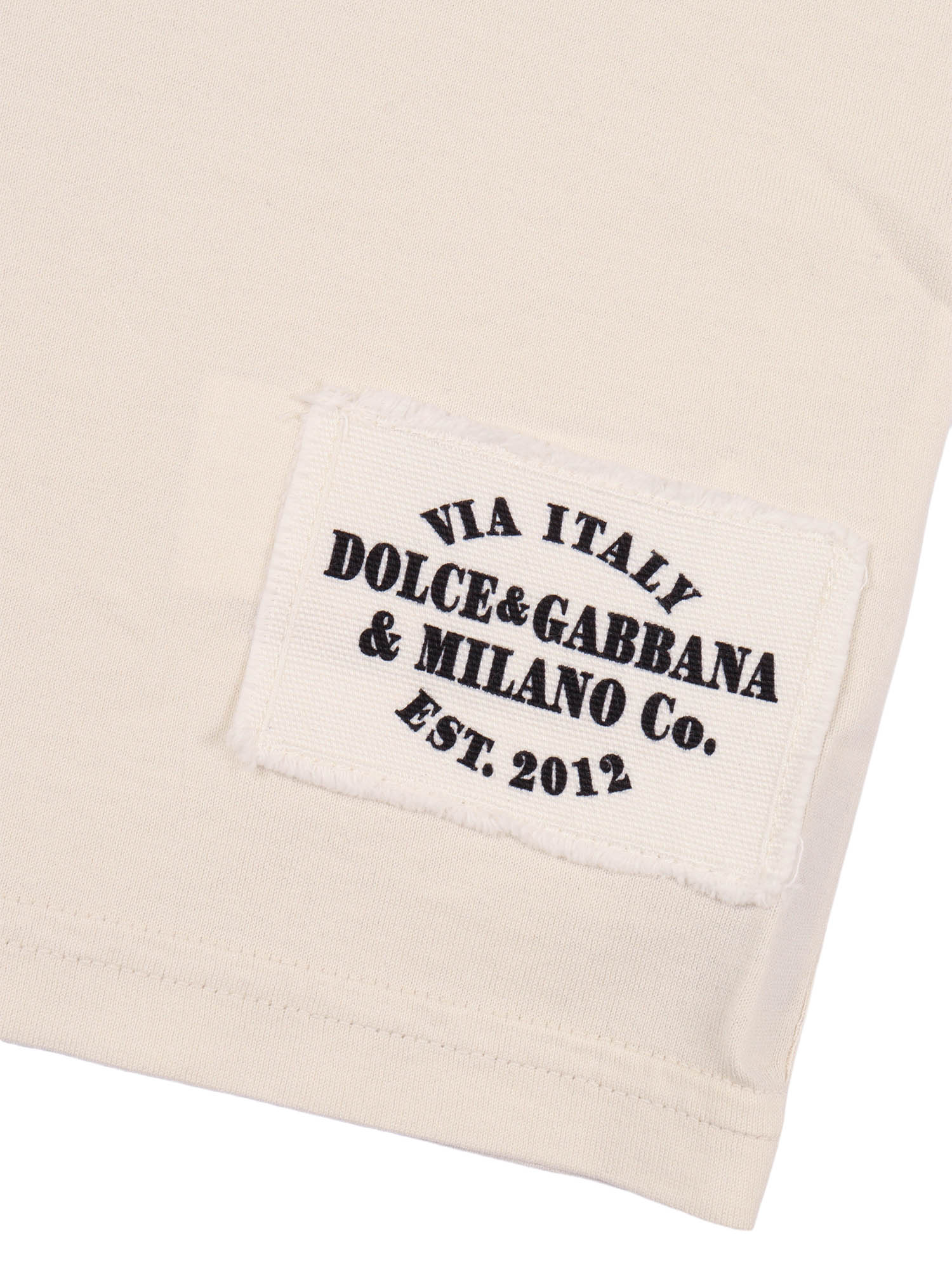 T-Shirt Panna Cotton Short Sleeves