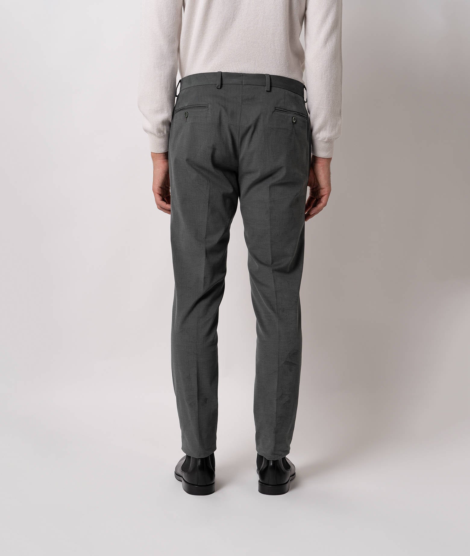 Cotton Chino Megeve Olive Sportswear Trousers