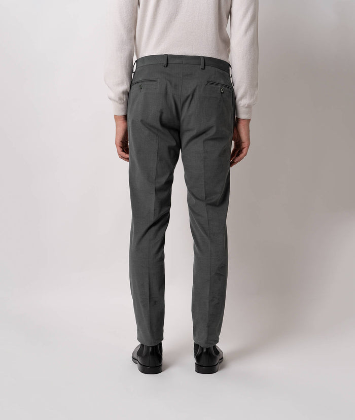 Cotton Chino Megeve Olive Sportswear Trousers