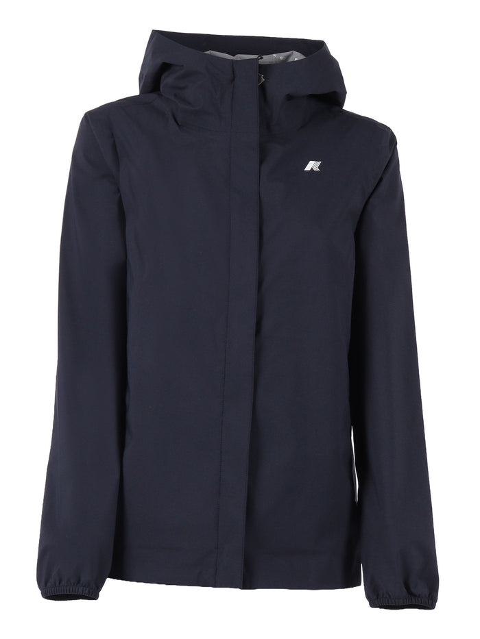 MARGUERITE STRETCH DOT JACKET Blue Giubbino Corto