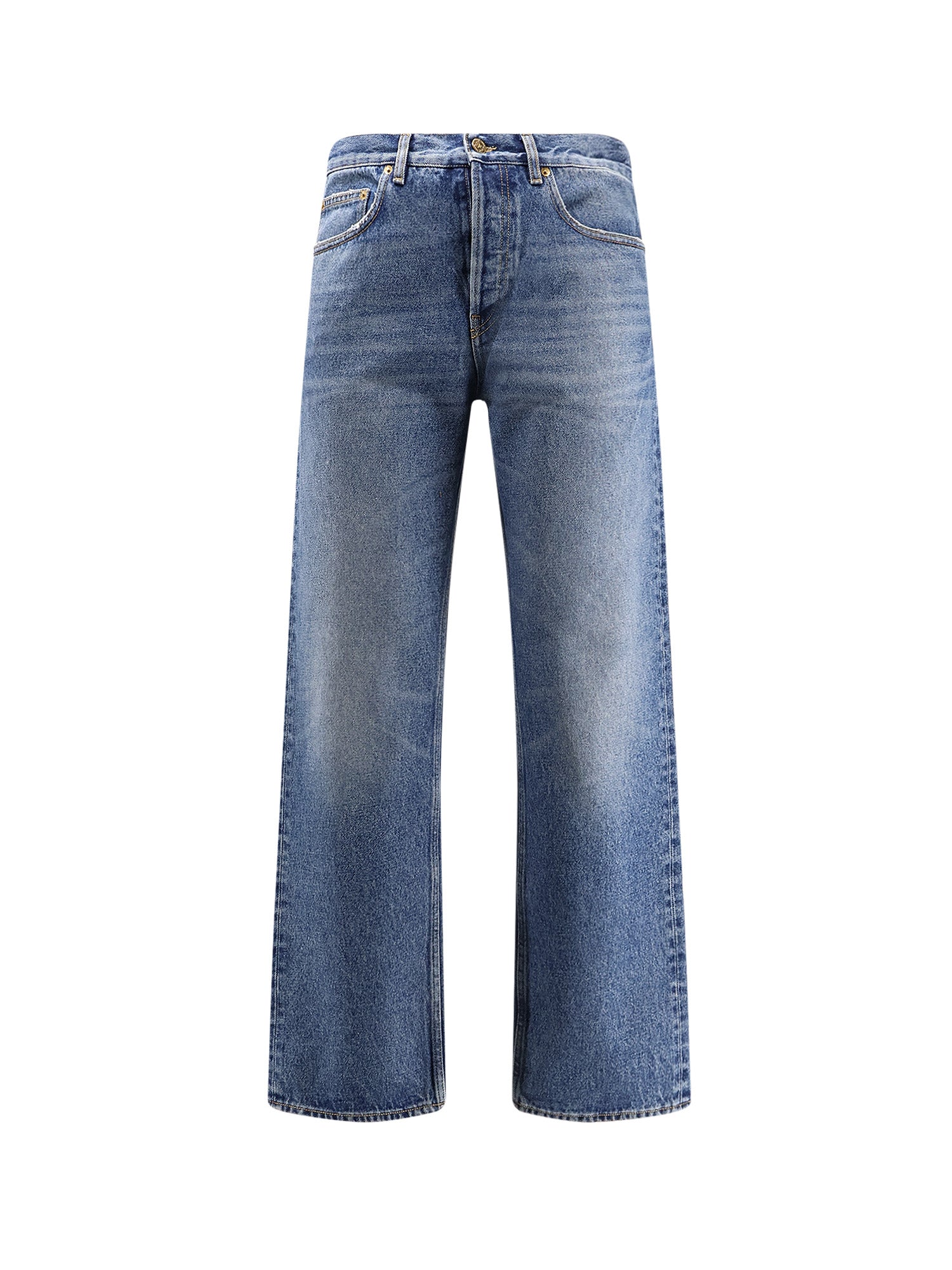 Golden Goose Jeans Blue Cotone