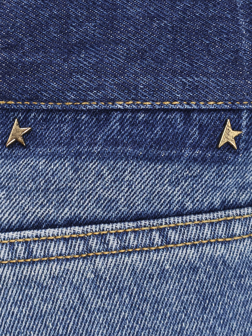 Golden Goose Jeans Blue Cotone