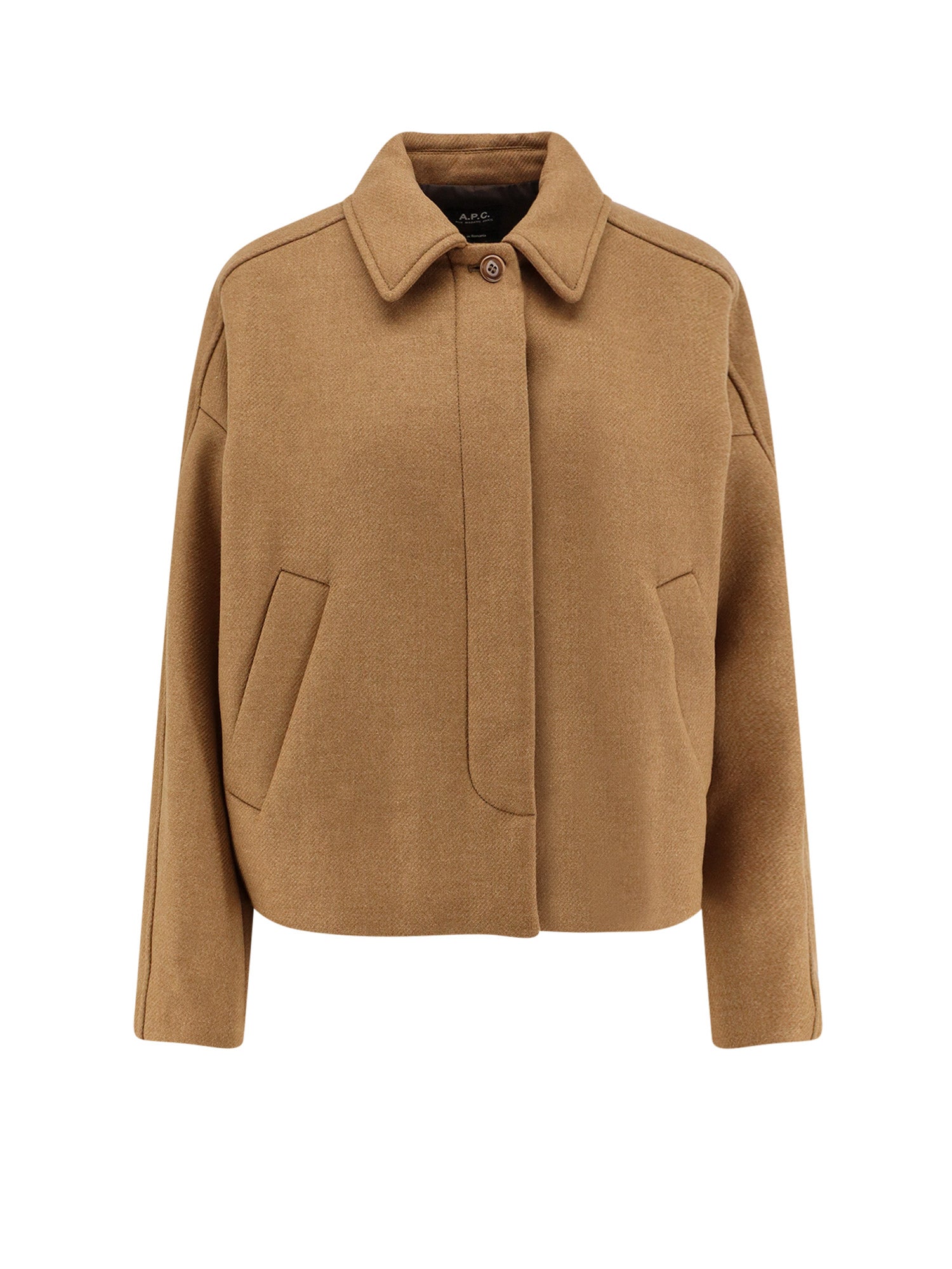 A.p.c. Jackets Brown Lana Poliammide