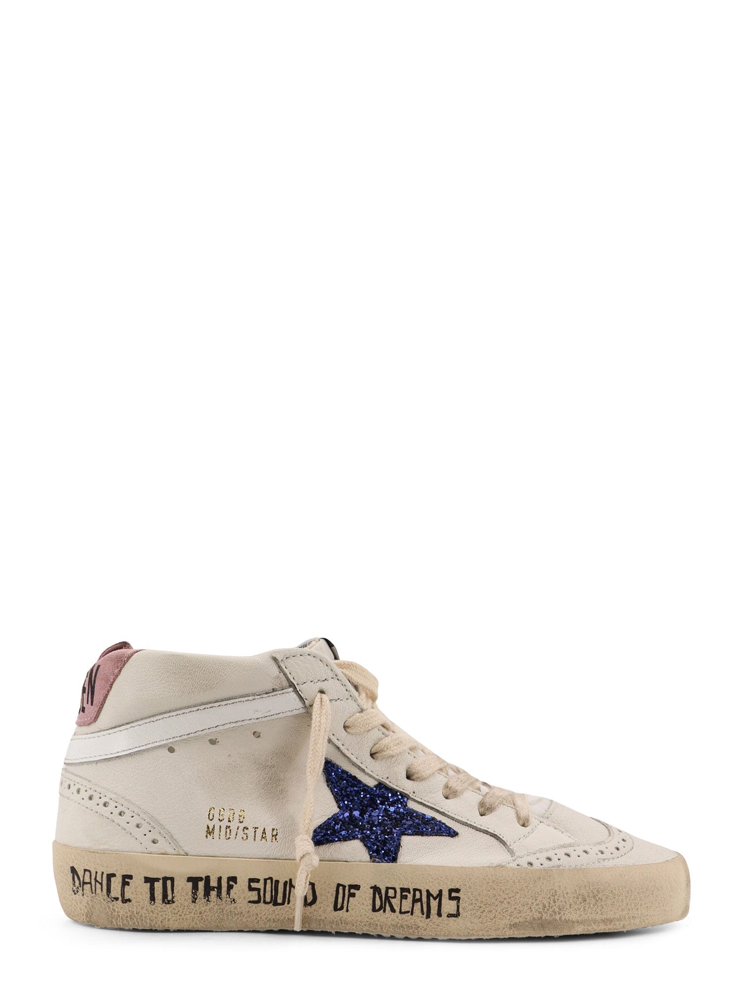 Golden Goose Sneakers Whiteblue Pink Pelle