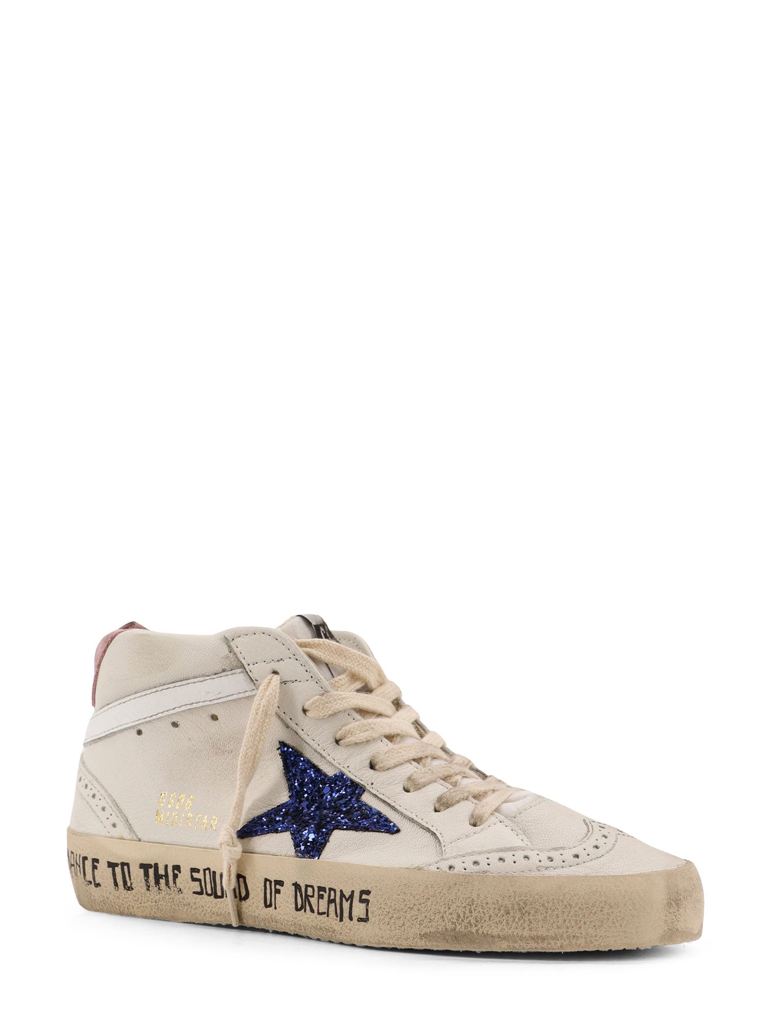 Golden Goose Sneakers Whiteblue Pink Pelle