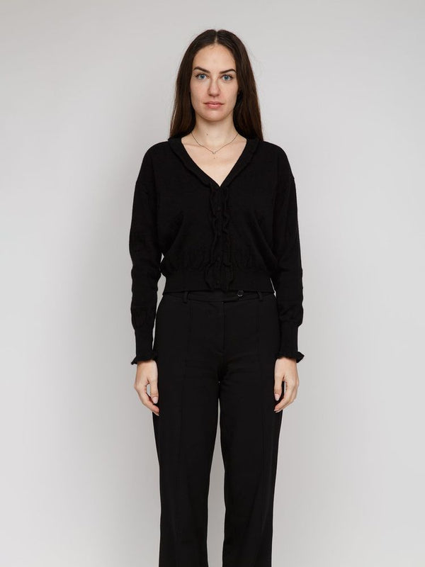 Pinko 100% Cashmere cardigan in black