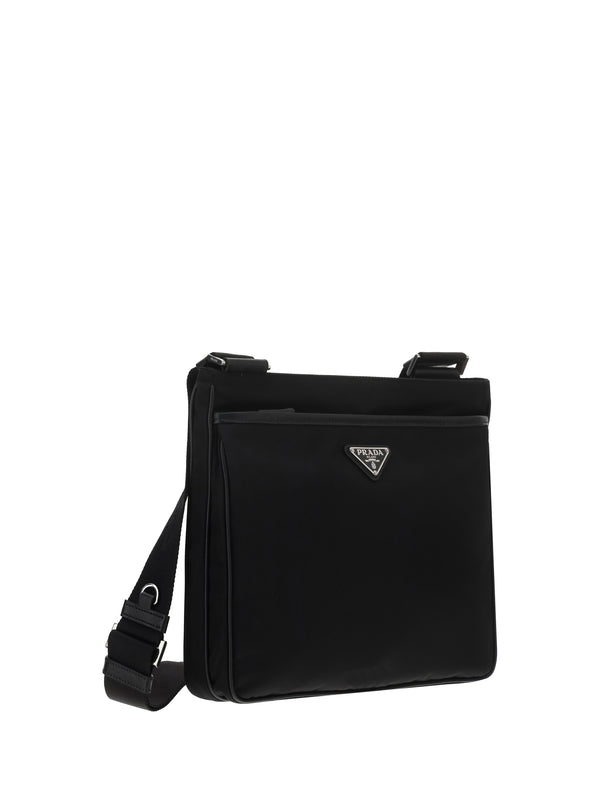 Shoulder Bag Black Nylon