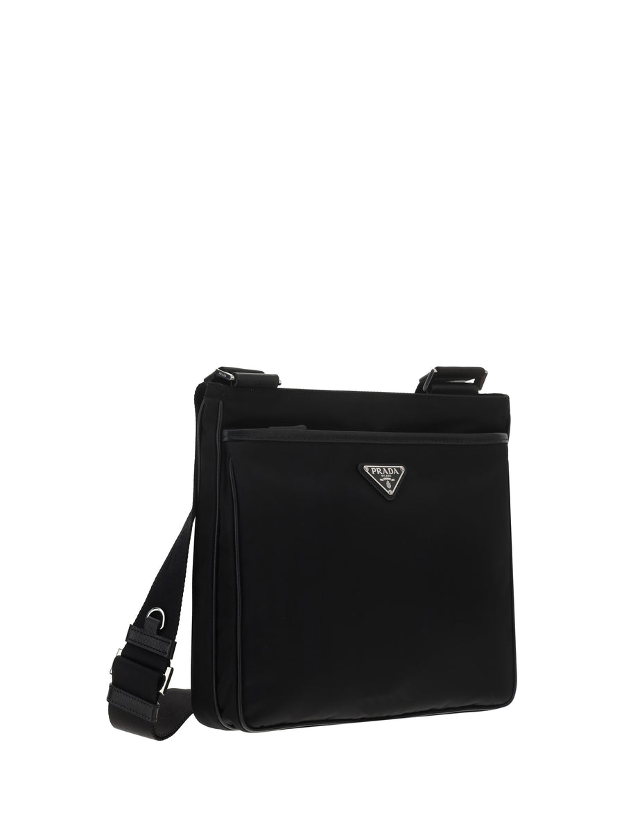Shoulder Bag Black Nylon