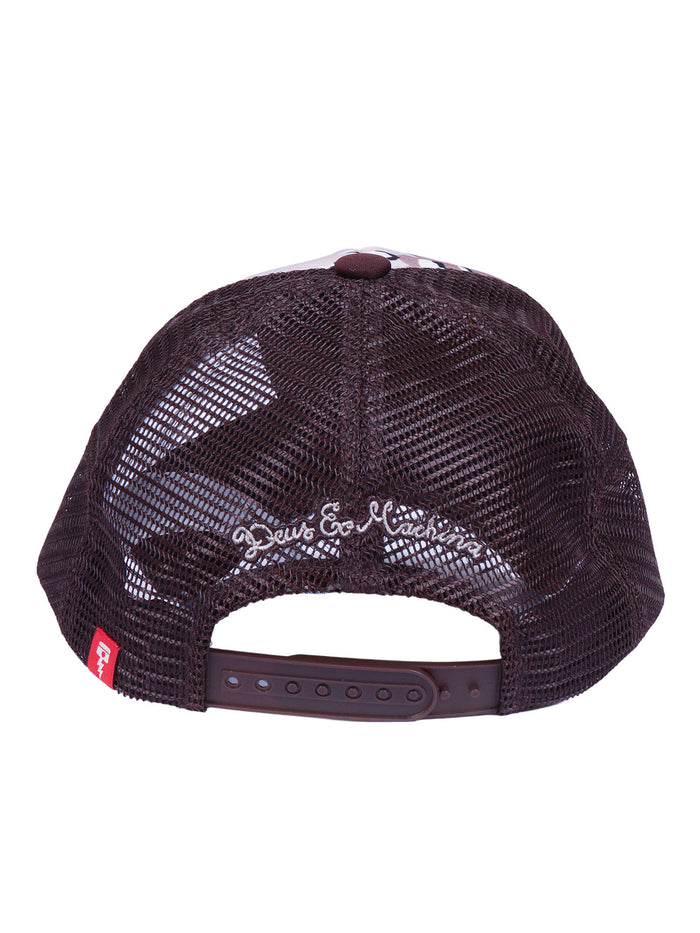 Tokyo Original Address Trucker Camo Brown Hat