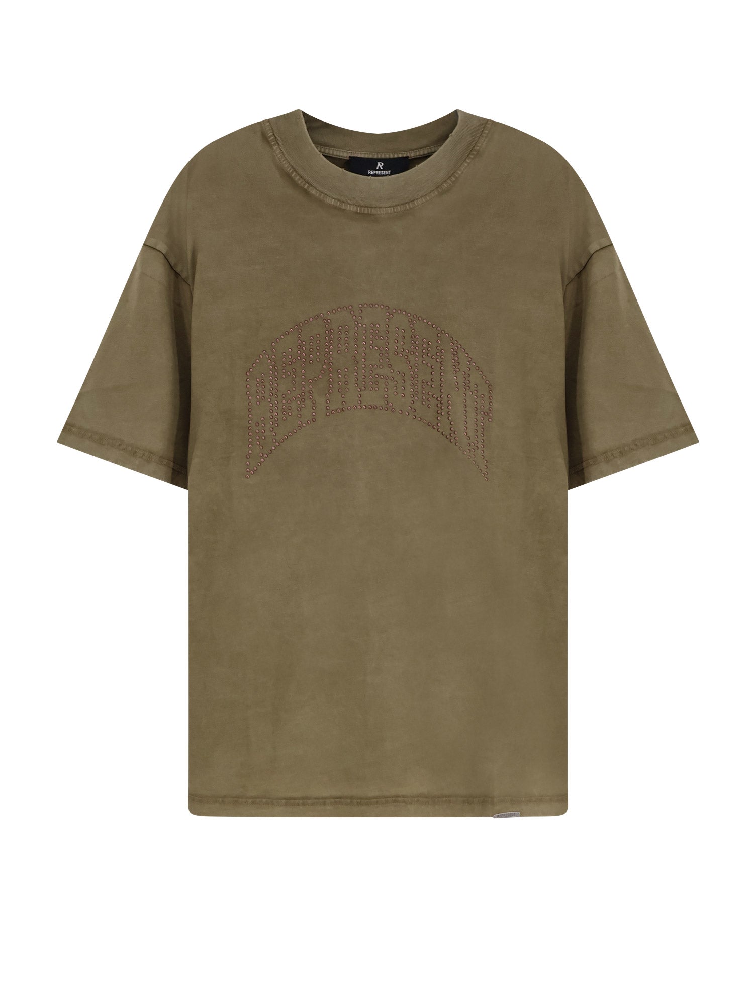 Represent T-shirts and Polos Vintage Khaki Cotone
