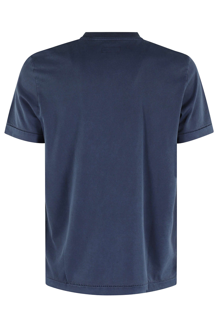 Tshirt Blue Cotone T-shirt