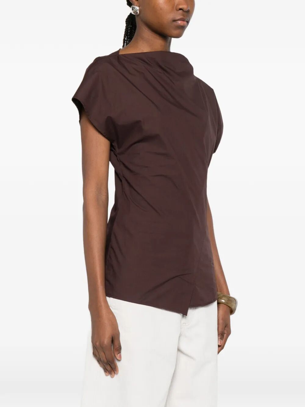 Fedora Brown Coton Biologique Tops