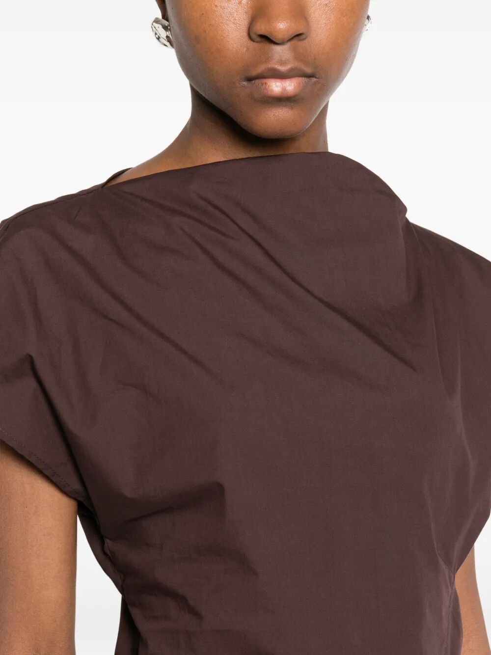 Fedora Brown Coton Biologique Tops