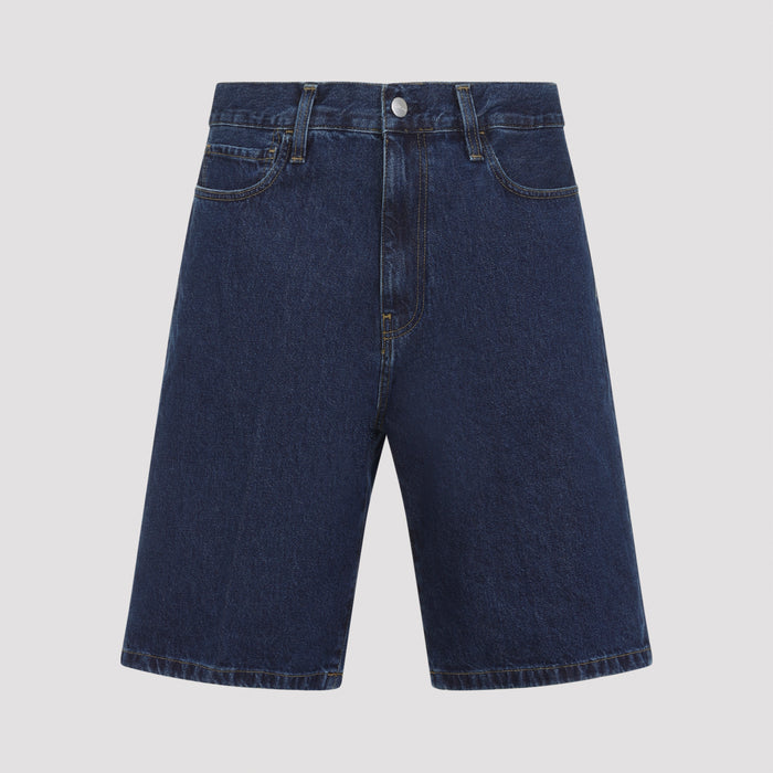 Landon Shorts Blue Cotton Pant