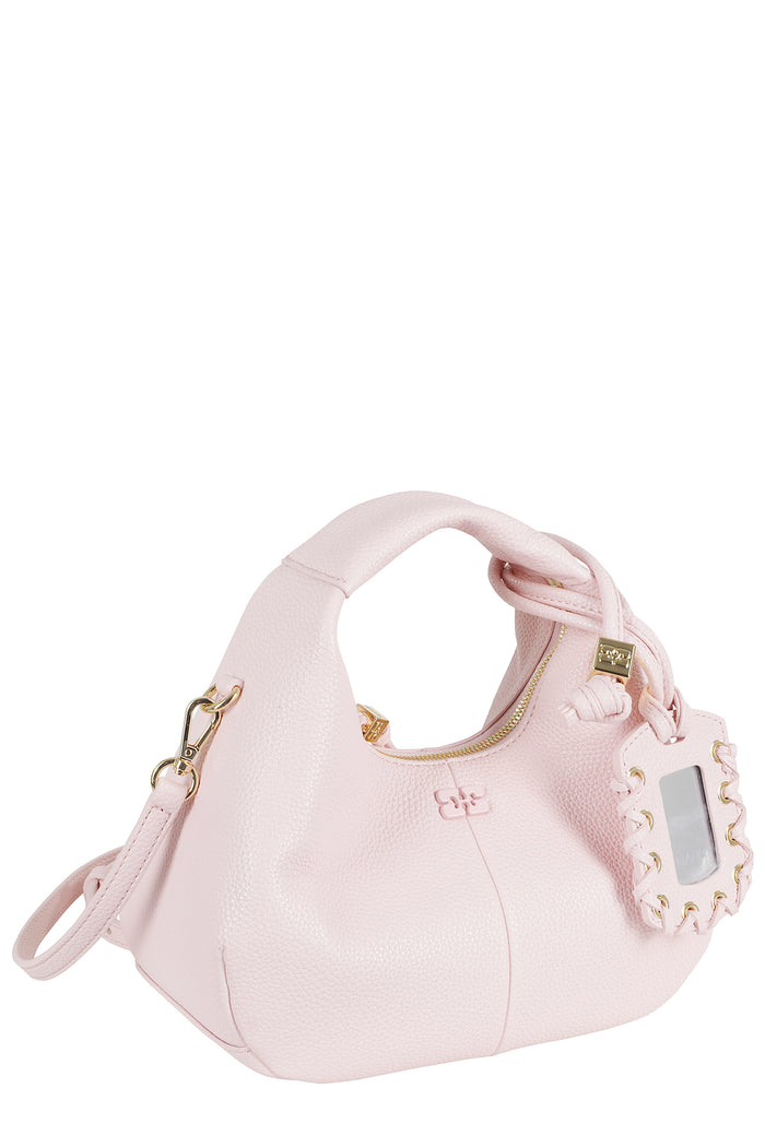Hobo Mini Grained Pink & Purple Polyurethane Borsa