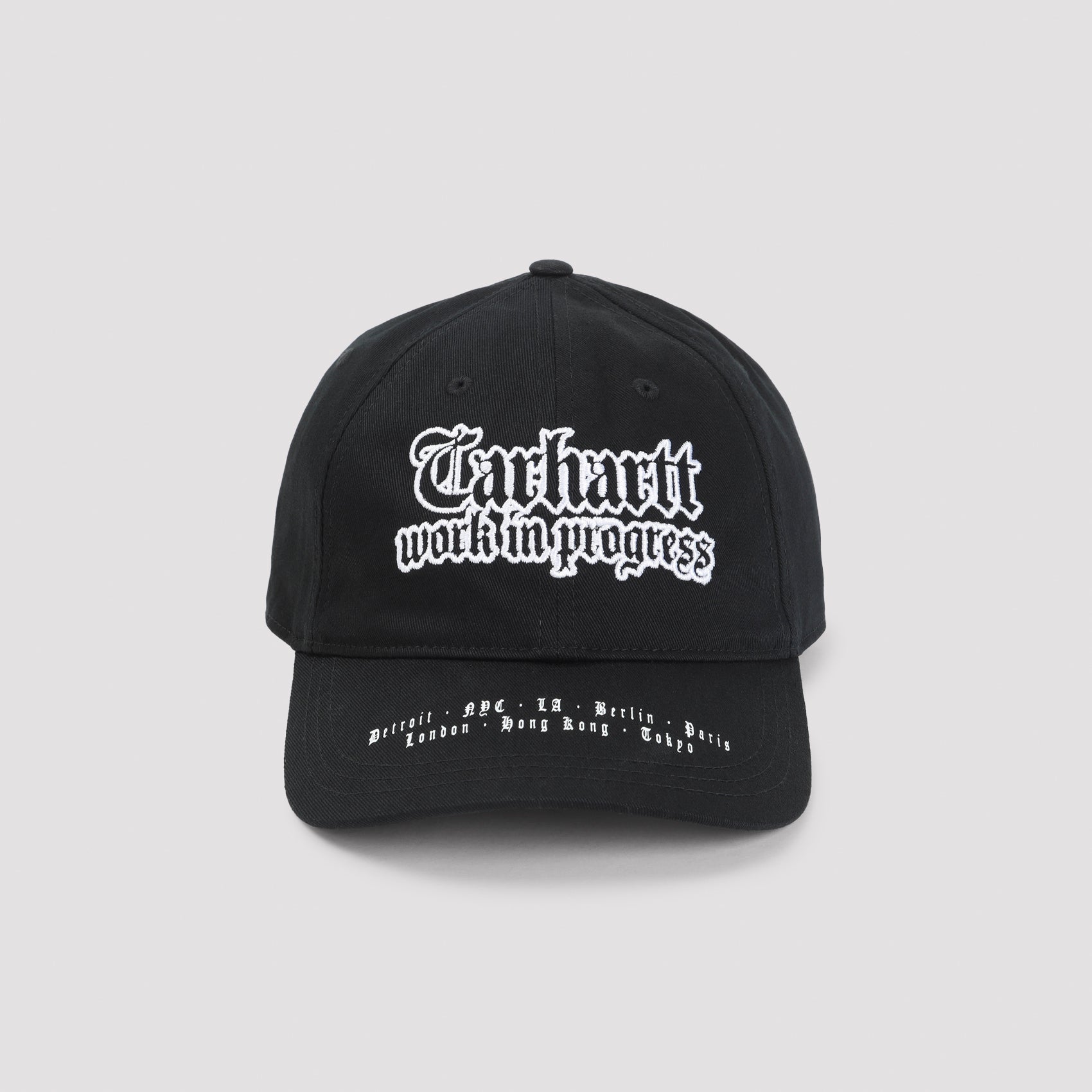 World Tour Cap Black Cotton Hat