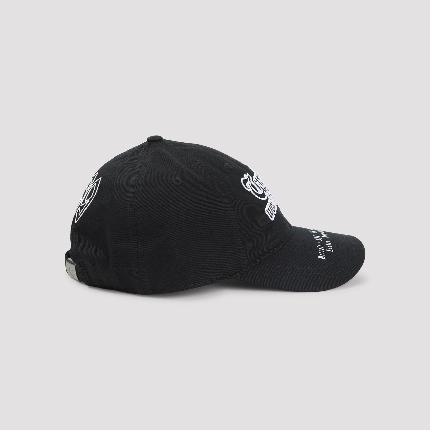World Tour Cap Black Cotton Hat
