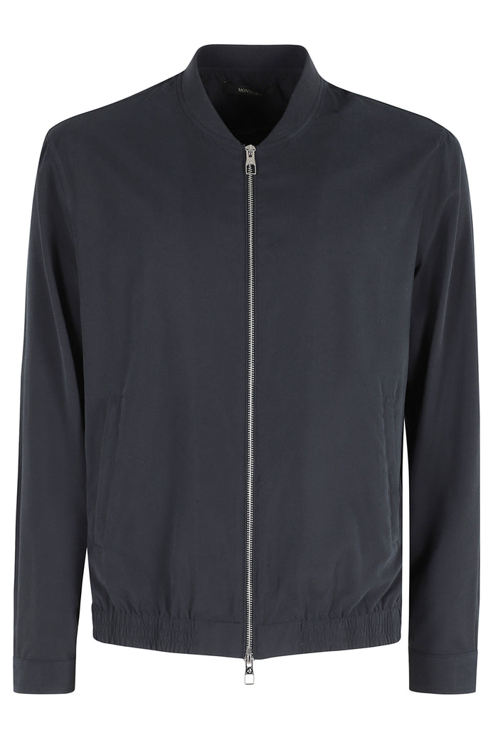 Bomber Microfibra Blue Poliestere Giubbotto