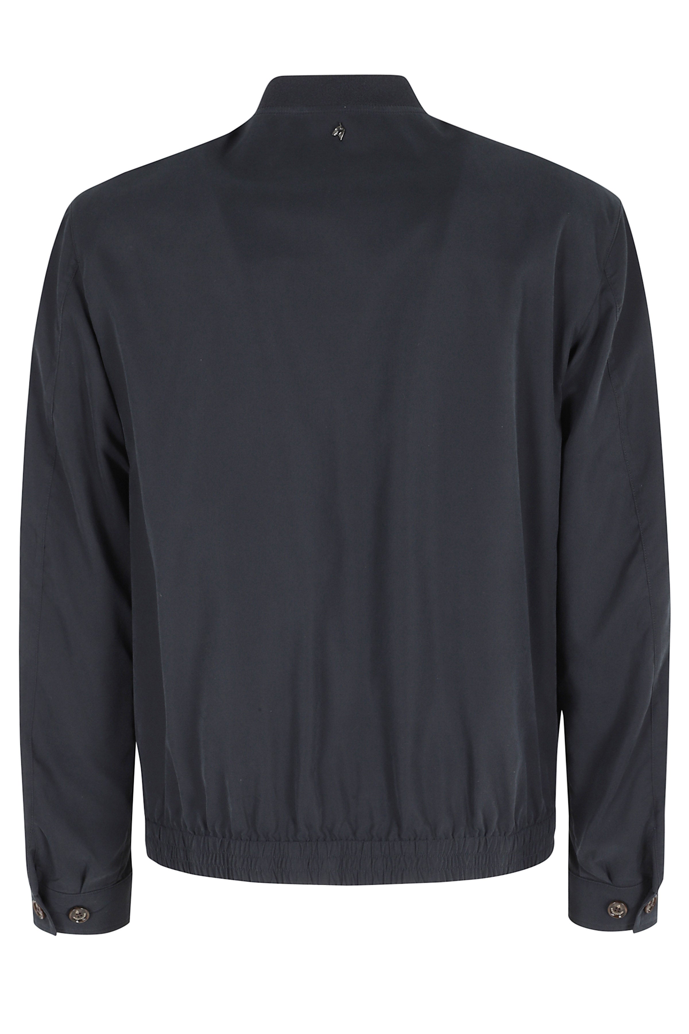 Bomber Microfibra Blue Poliestere Giubbotto