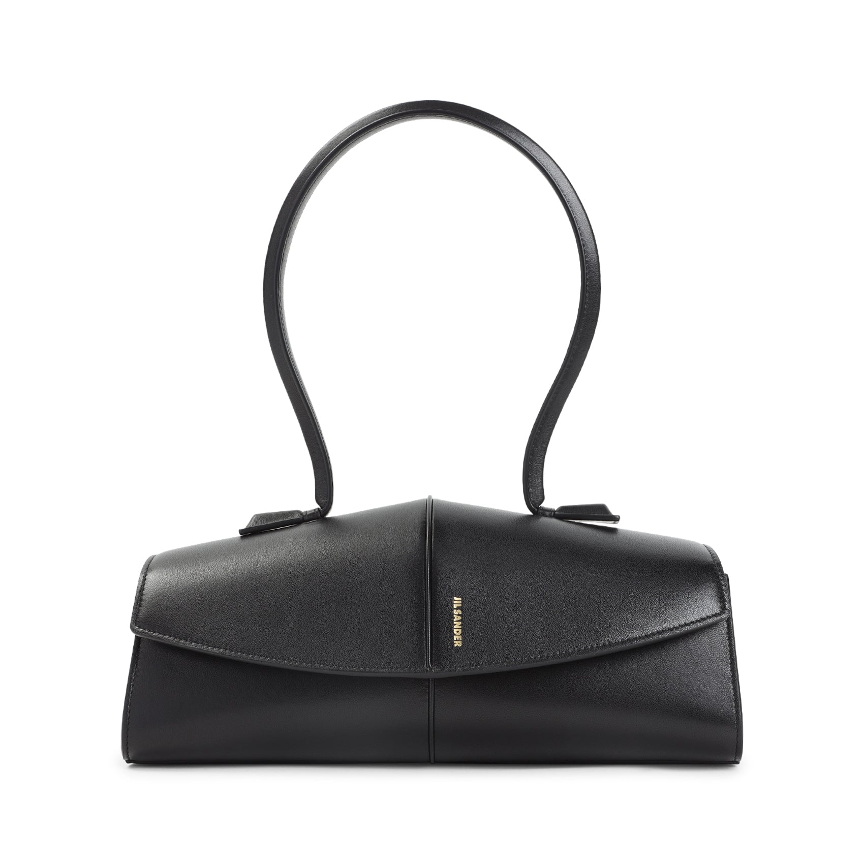 Shoulder Bag Black Ovine Leather