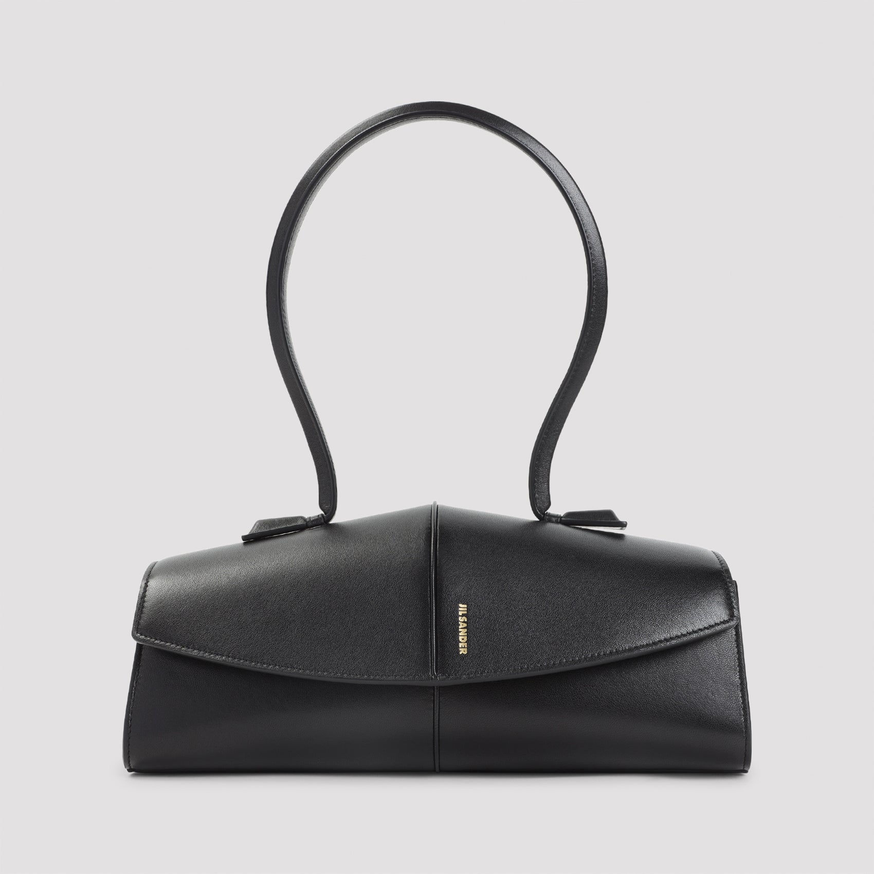Shoulder Bag Black Ovine Leather