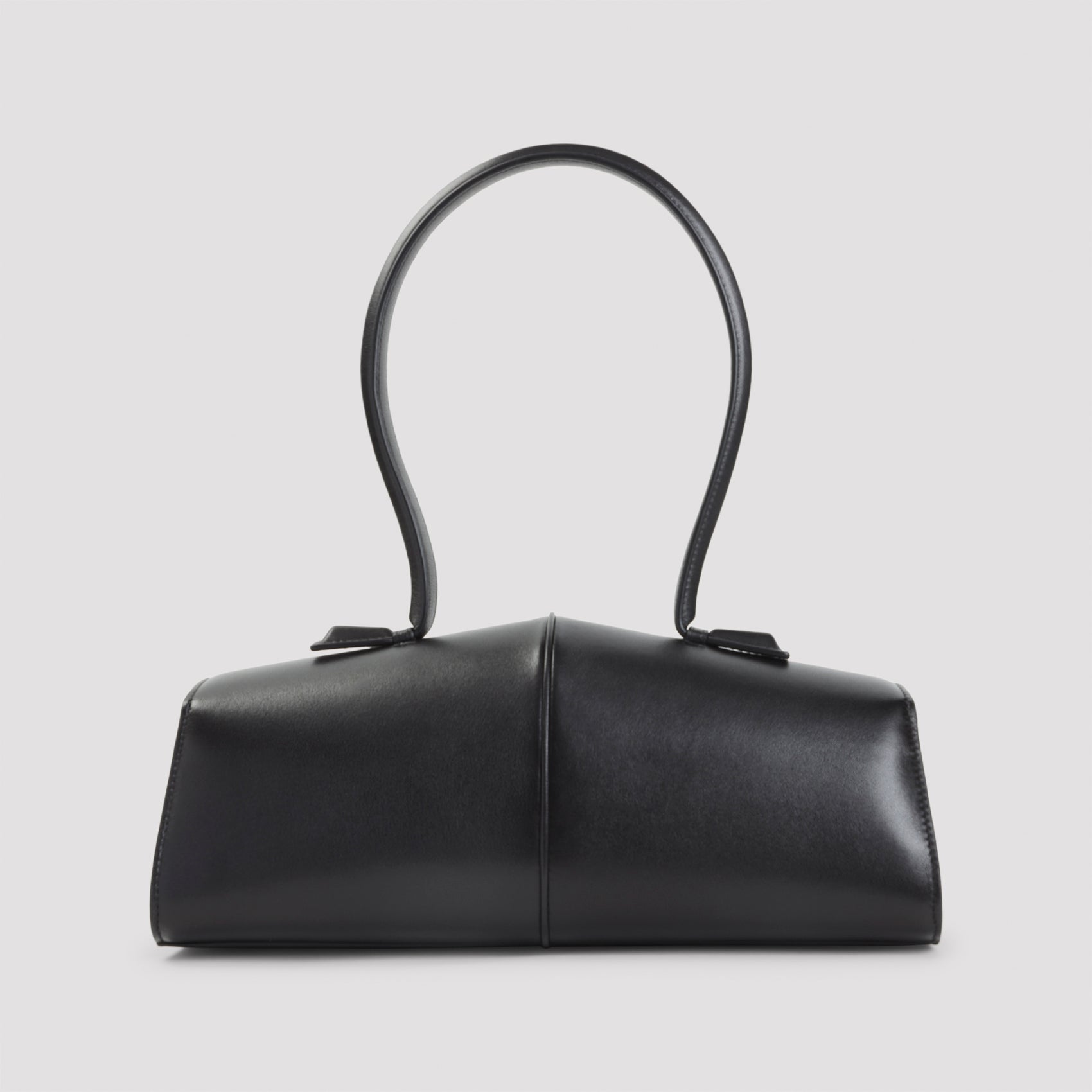 Shoulder Bag Black Ovine Leather