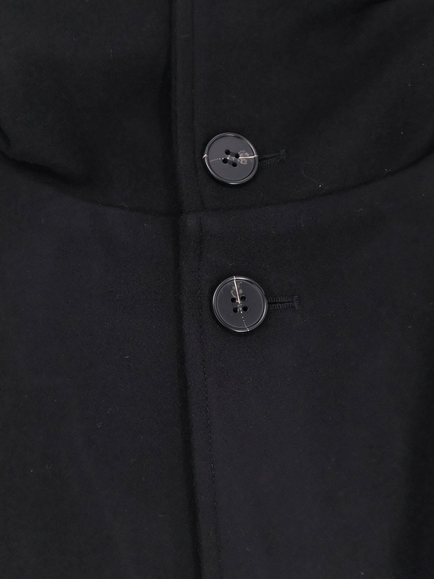 Paltò Coats Black Lana Nylon