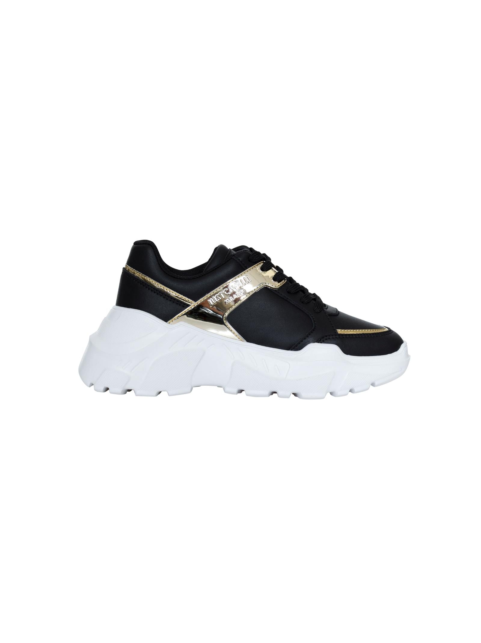 Just Cavalli Sneakers Black Bovino