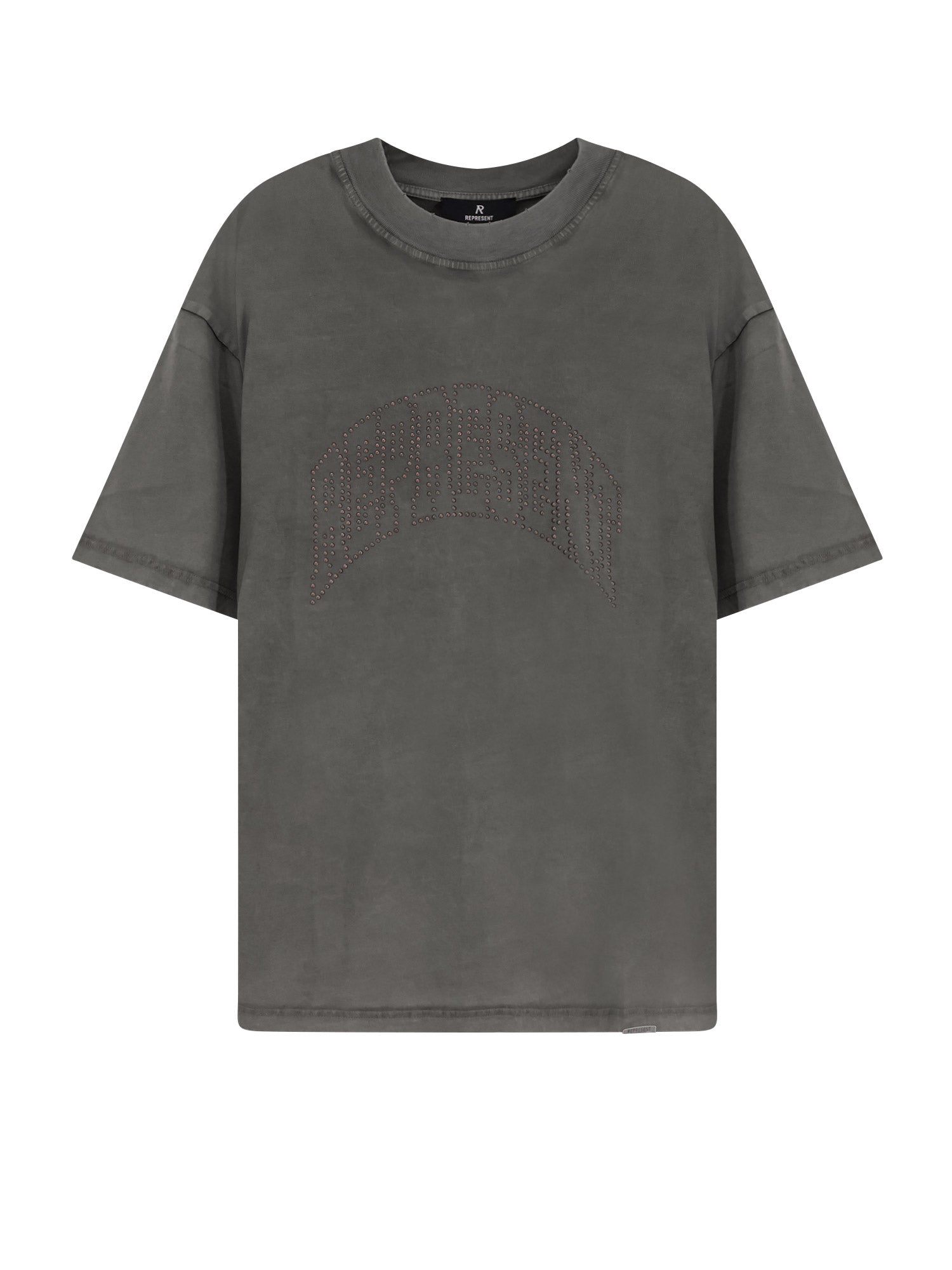 Represent T-shirts and Polos Stained Black Cotone