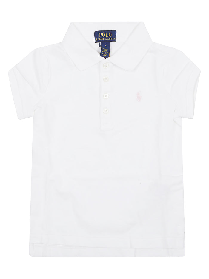 Ss Polo Shir-tops-knit White Cotton Ea