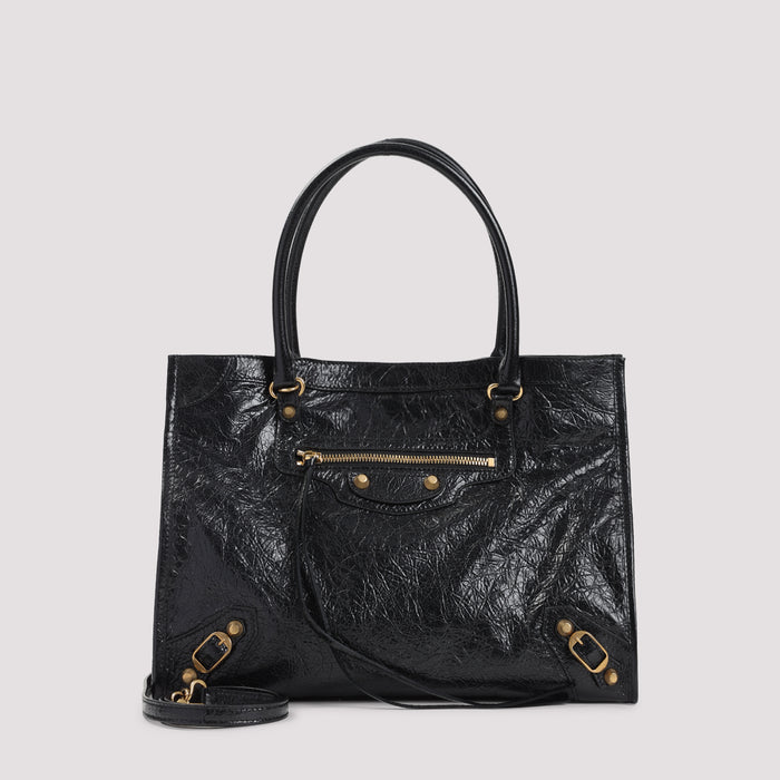 Le City S Shoulder Bag Black Lamb Leather