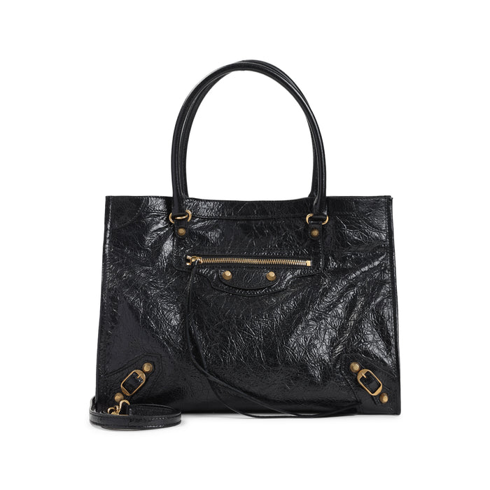 Le City S Shoulder Bag Black Lamb Leather