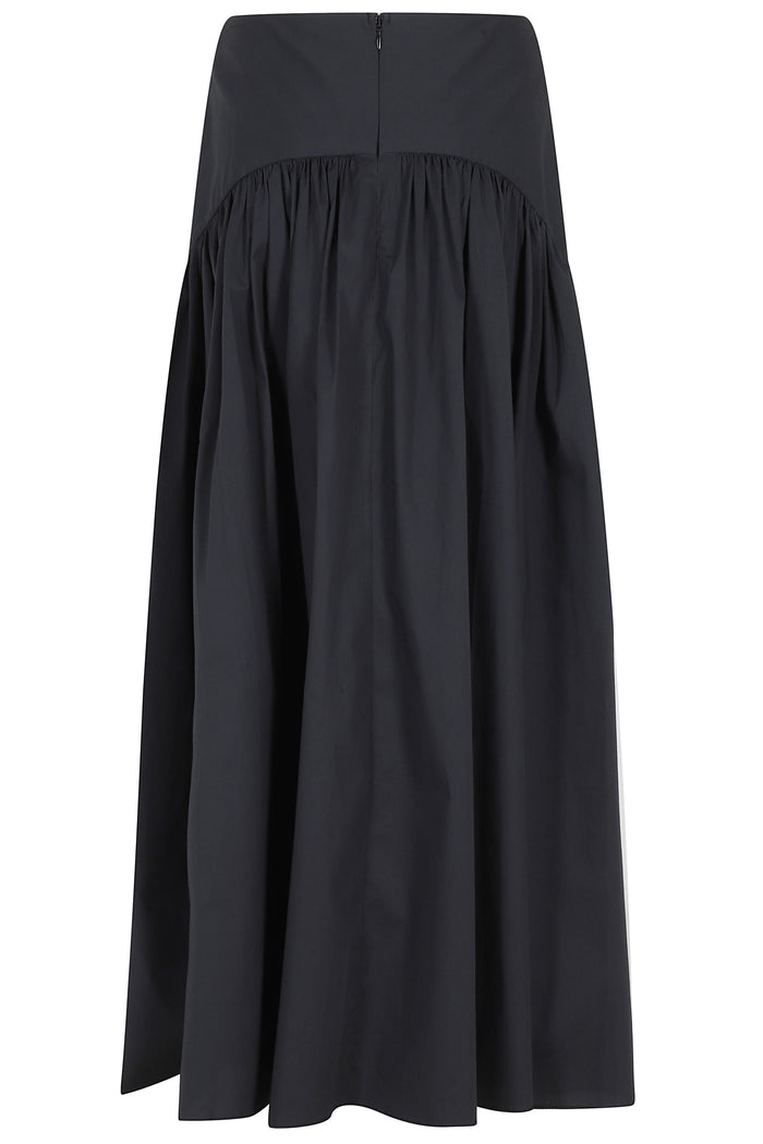 Procida Skirt Black Cotone Elastane Gonna