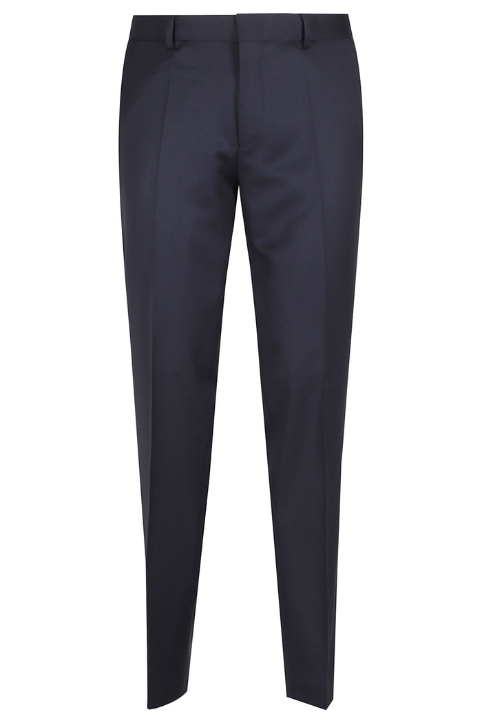 H Genius B1 Blue Lana Vergine Pantaloni