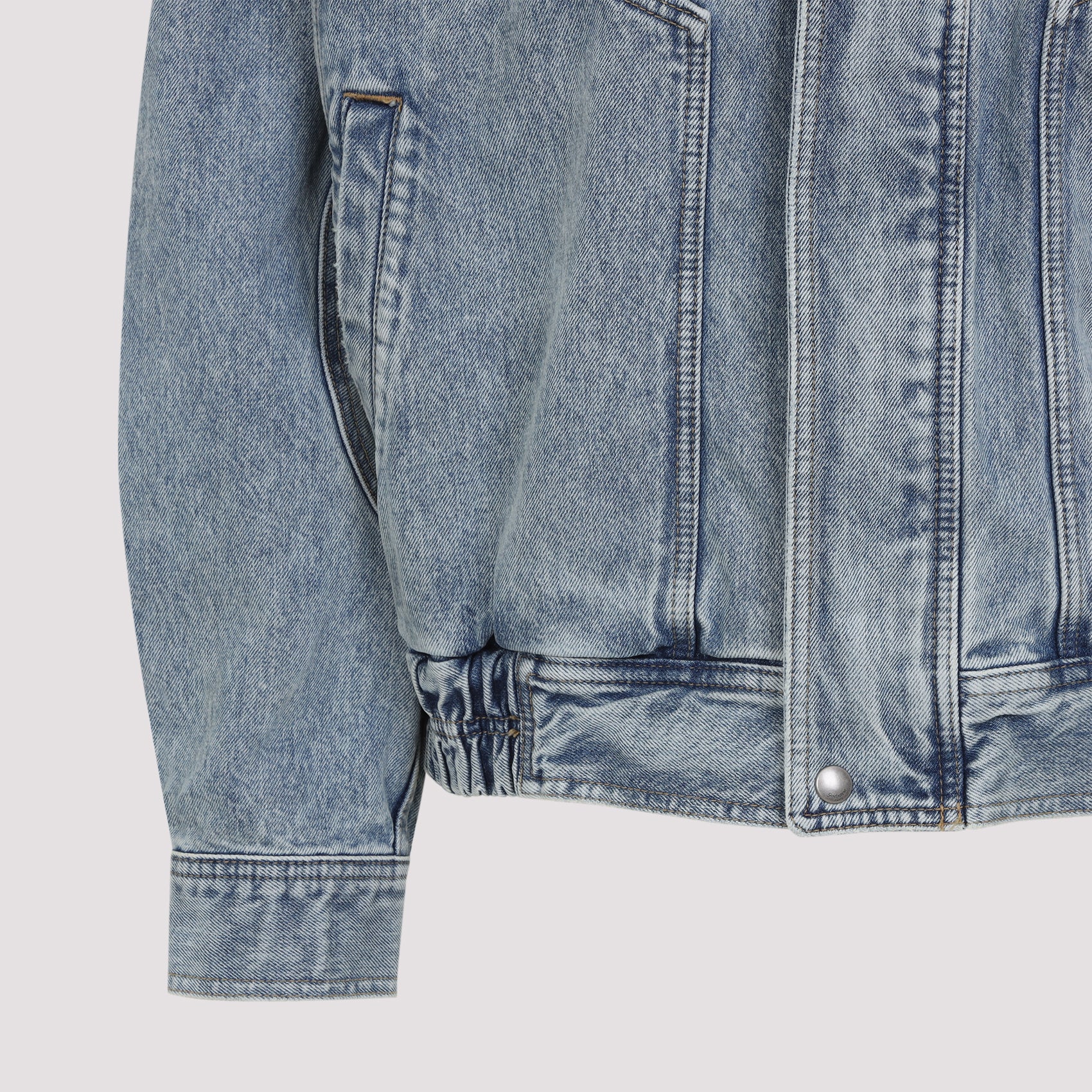 Denim Jacket Blue Cotton