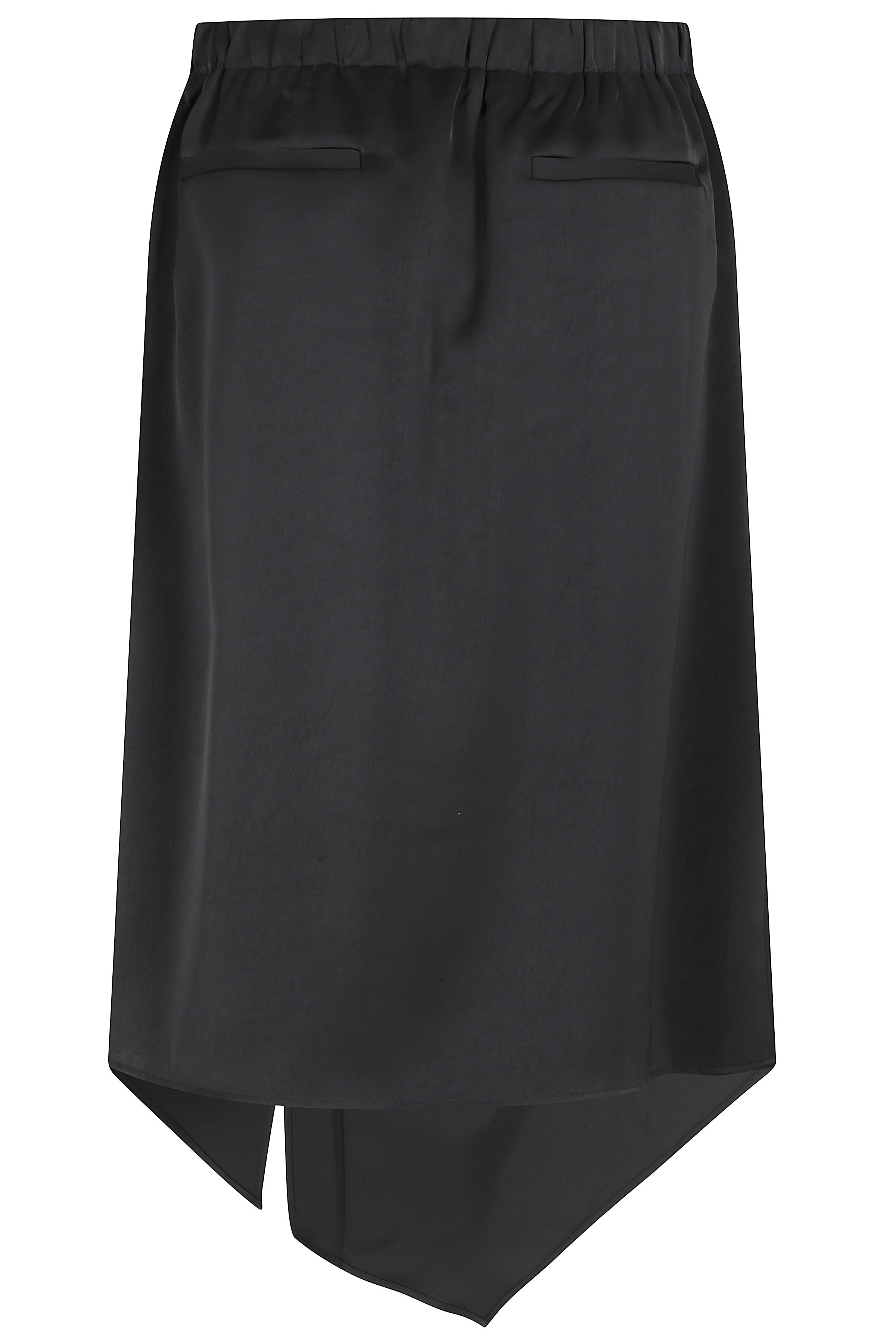 Gonna Black Poliestere Fodera: Viscosa