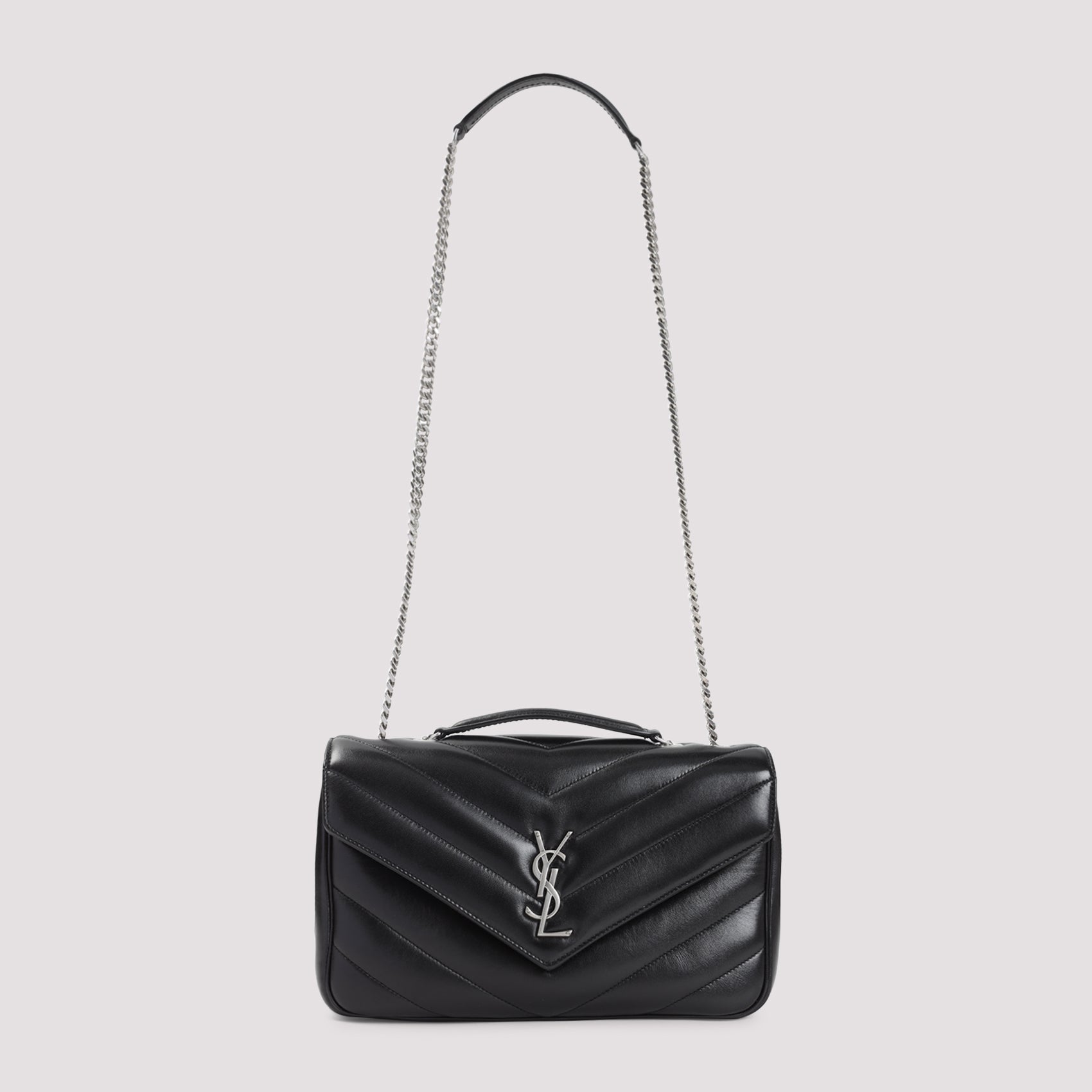 Loulou Handbag Black Leather Bag