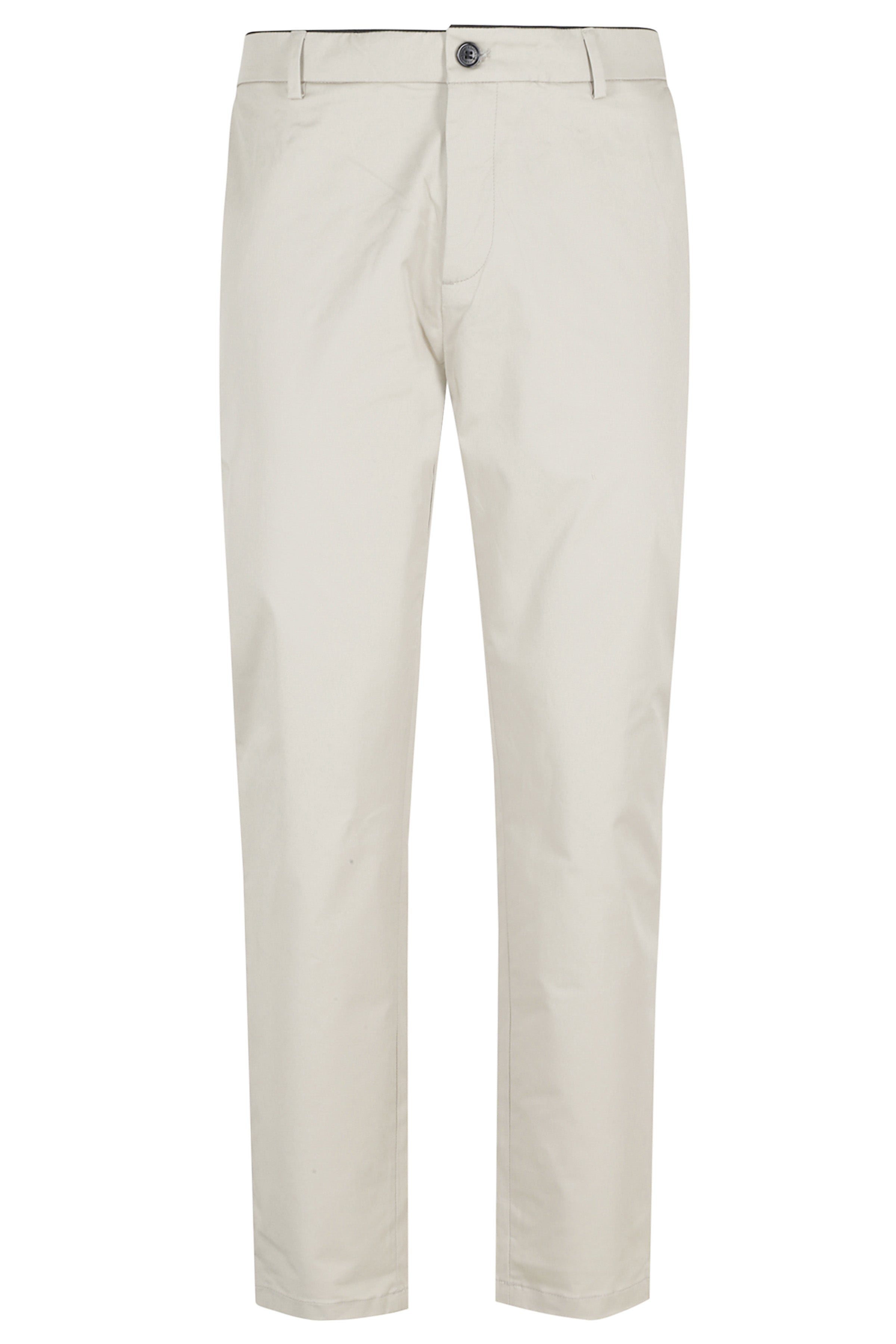 Prince Pantalone Chino Slim Brown Cotone Elastan Pantaloni