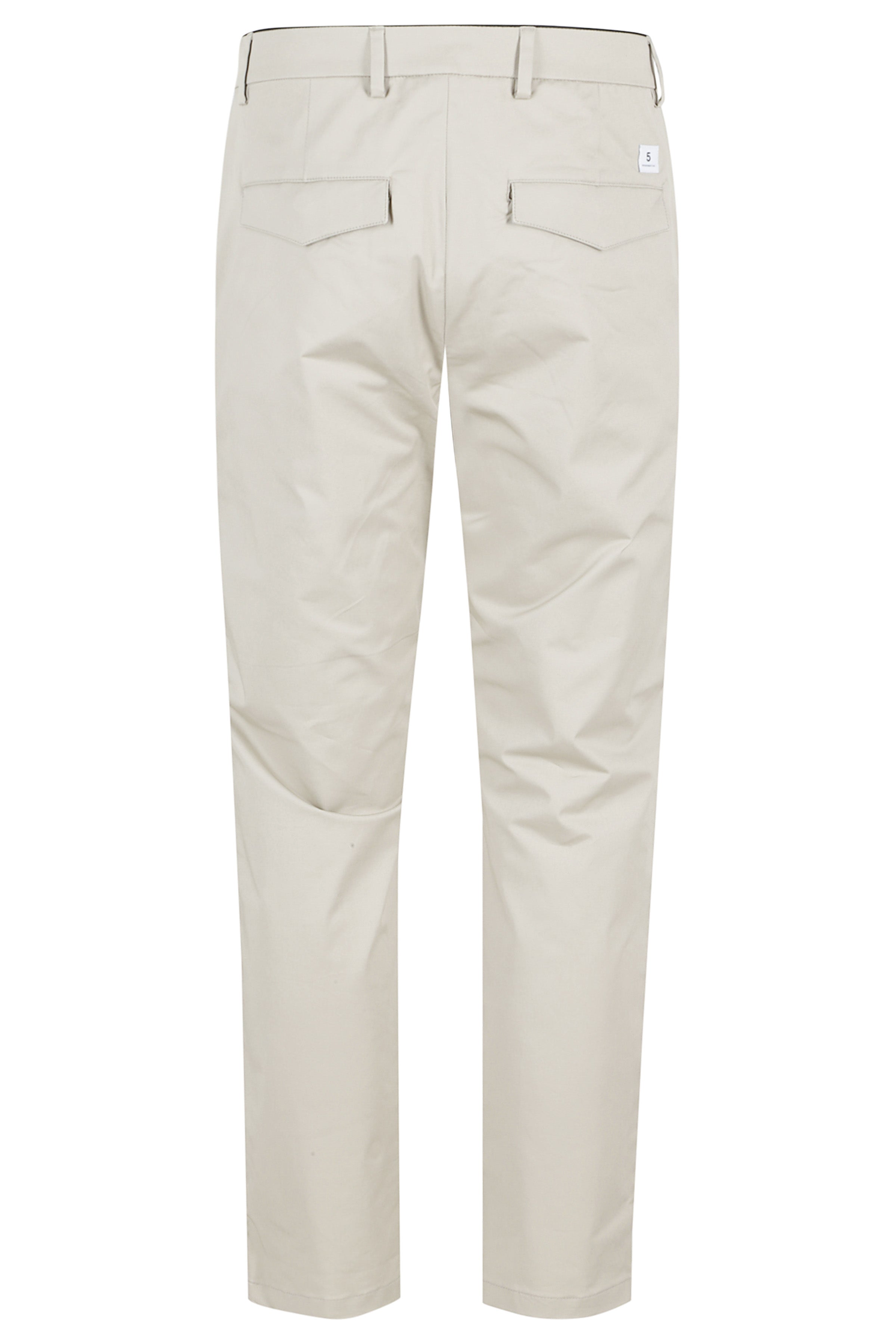 Prince Pantalone Chino Slim Brown Cotone Elastan Pantaloni