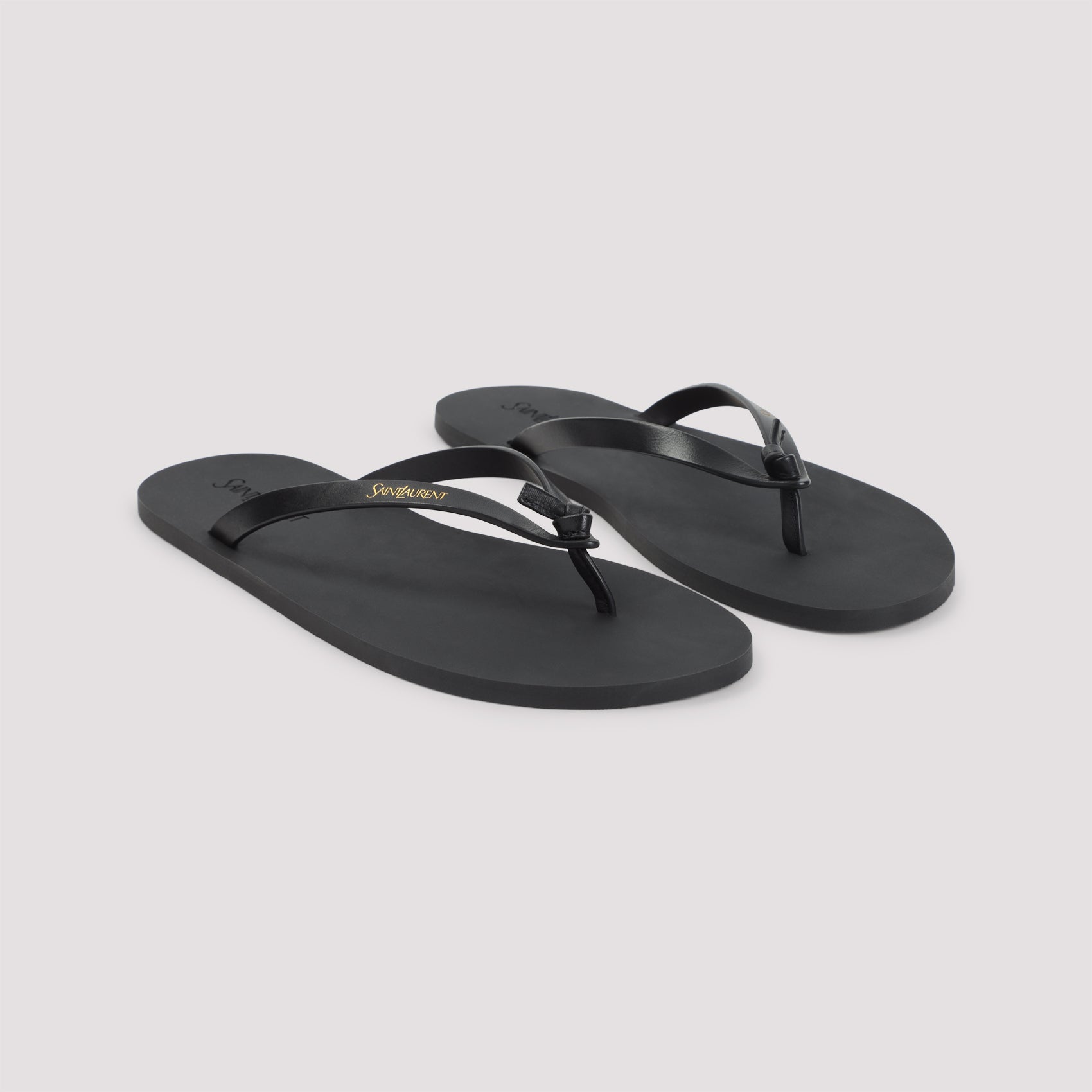 Party 00 Sandals Black Rubber Leather Shoe