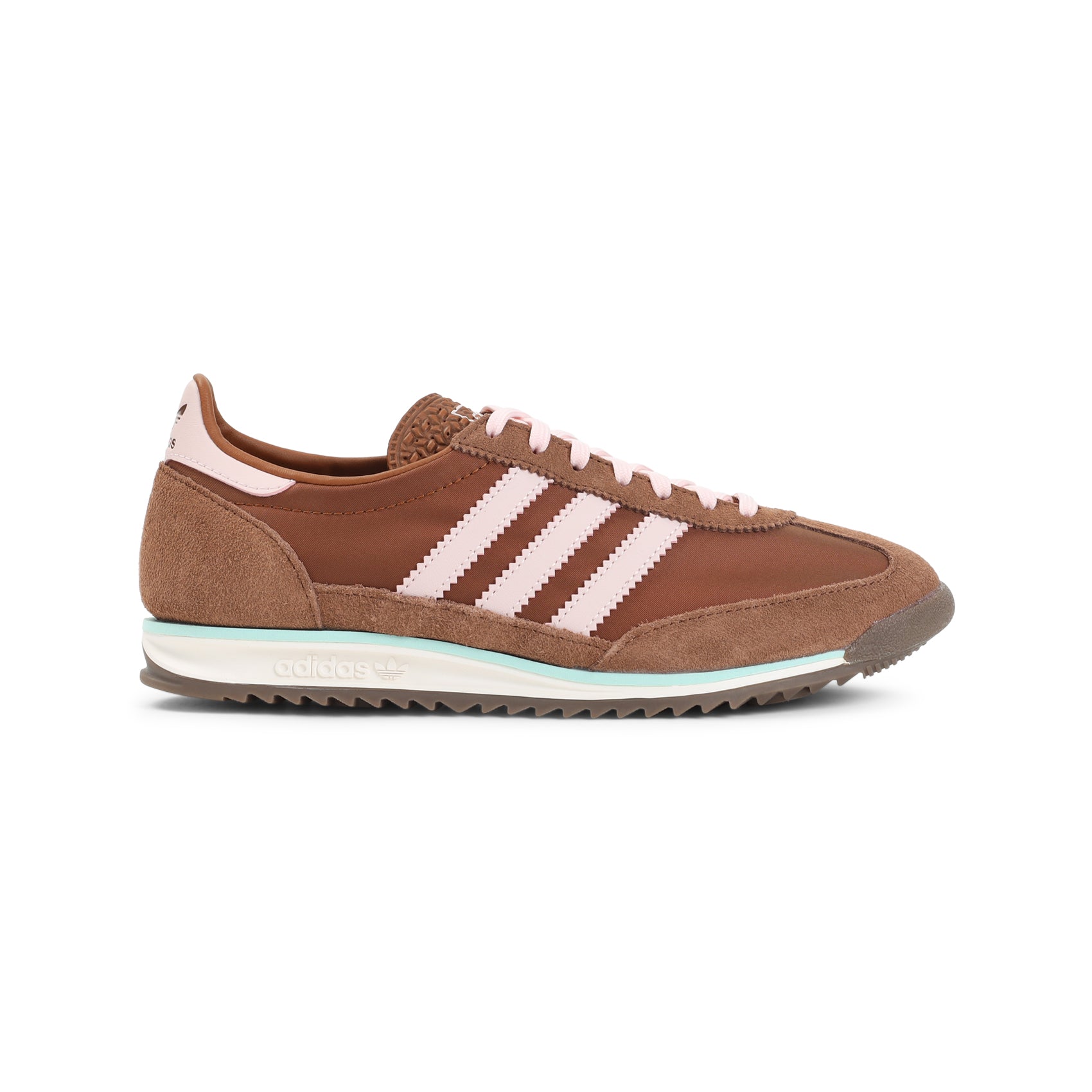 Sl 72 Og Sneakers Brown Suede Leather Textile Rubber