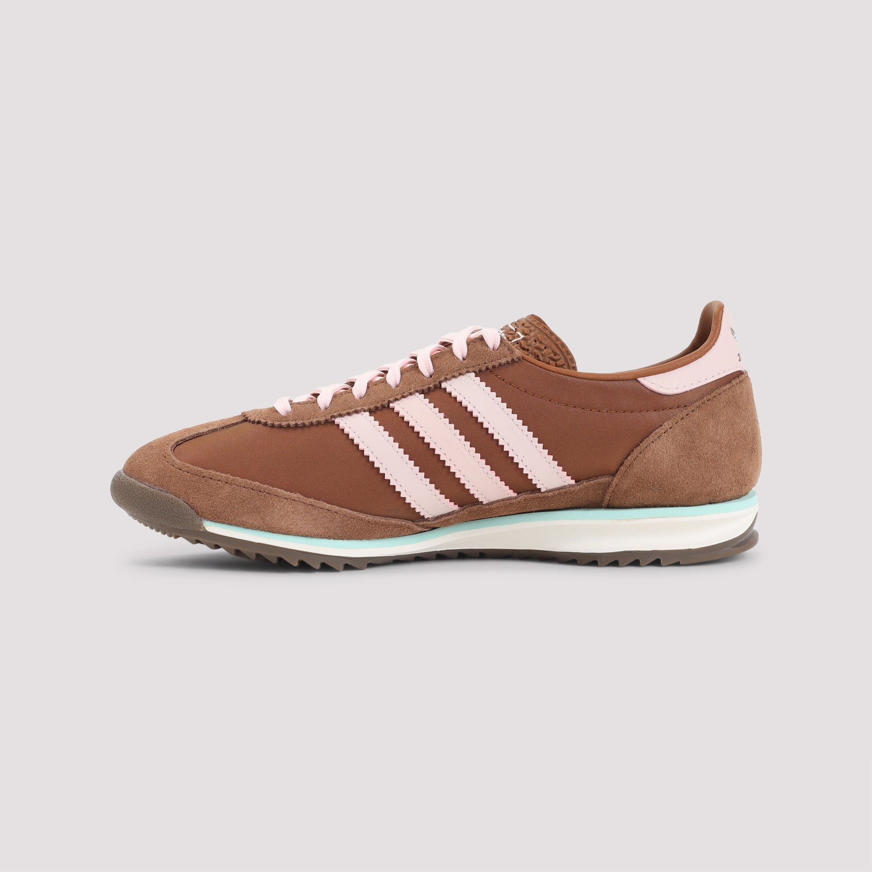 Sl 72 Og Sneakers Brown Suede Leather Textile Rubber