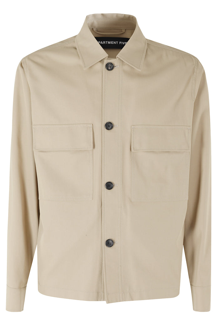 Walden Overshirt Crop Nude & Neutrals Cotone Giacca