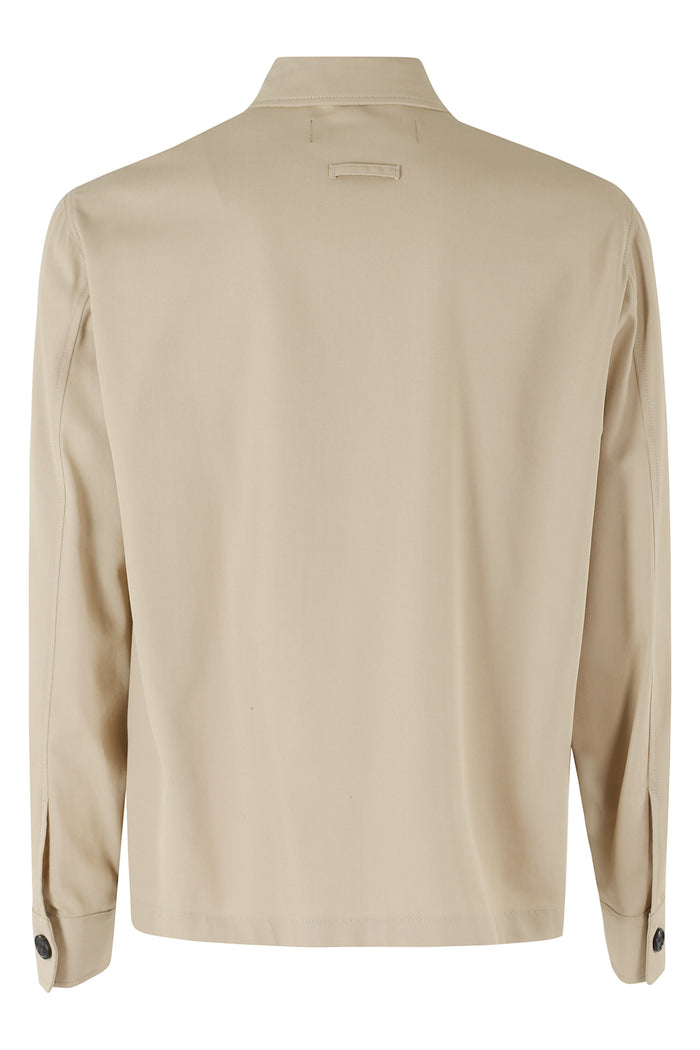 Walden Overshirt Crop Nude & Neutrals Cotone Giacca