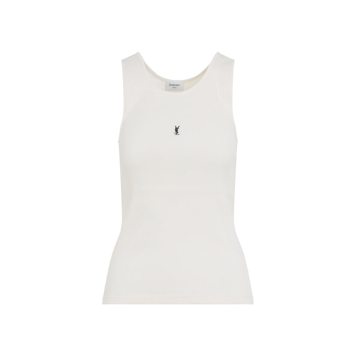 Cotton Tank Top White