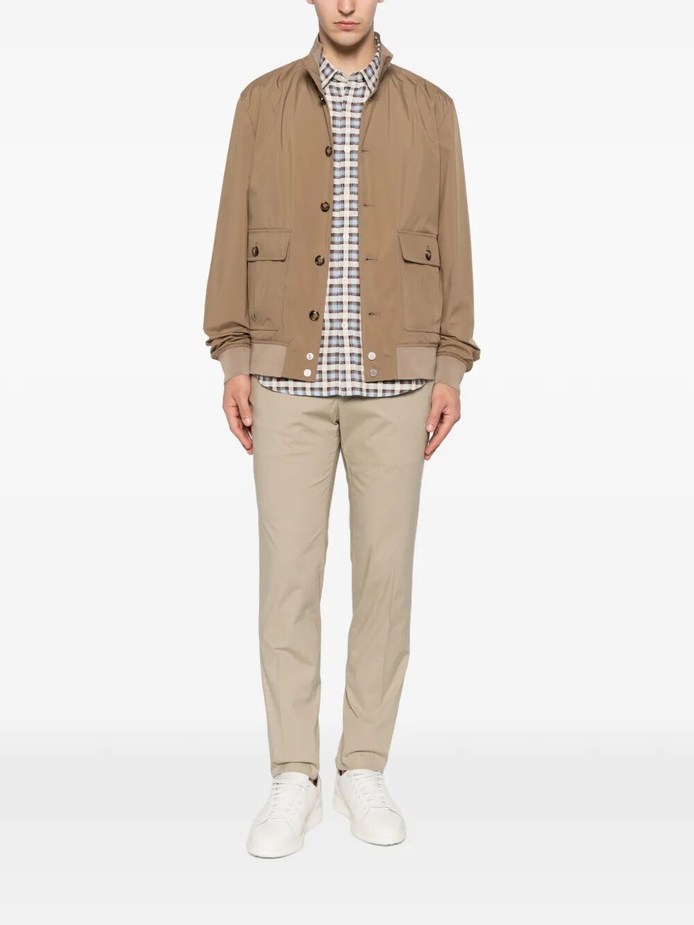 Pants Brown Cotone/elastan