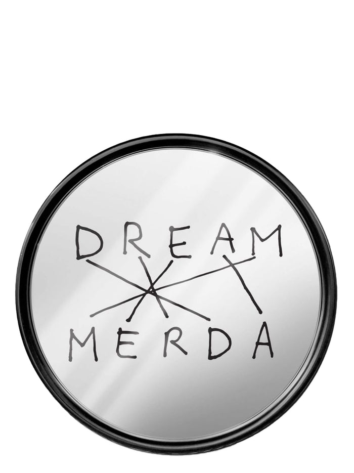 Connection Dream Merda mirror Black Glass Decorative Accessories