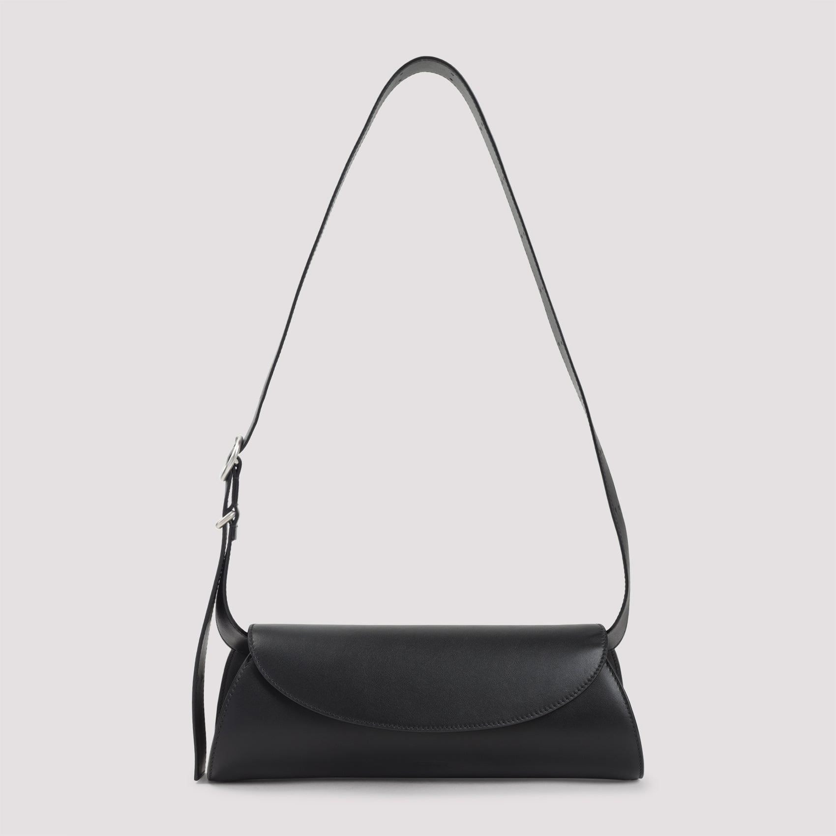 Sm Cannolo Handbag Black Calf Leather Bag